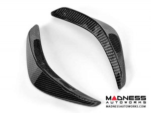 Mercedes-Benz CLA45 AMG Front Bumper Fins - Carbon Fiber Mercedes-Benz CLA45 AMG Front Bumper Fins - Carbon Fiber